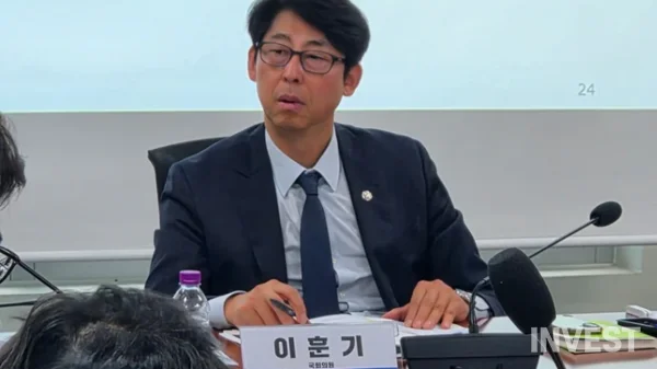 Nghị sĩ Lee Hoon-ki của Democratic Party of Korea (Ảnh = phóng viên Hwang Hwan-yeol)