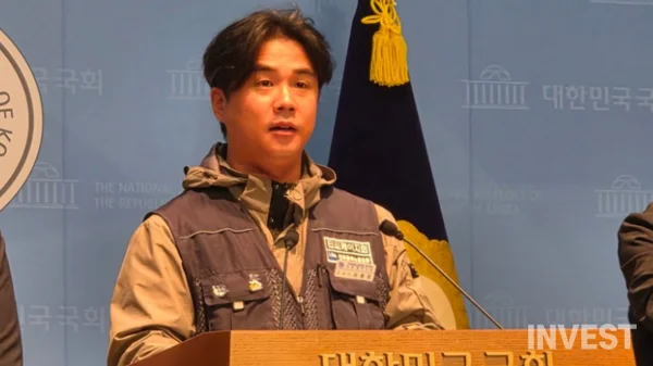 Lee Jeong-gon, head of the Korean Metal Workers' Union Gyeonggi Branch TCK Chapter (Photo = Hwang Hwan-yeol)